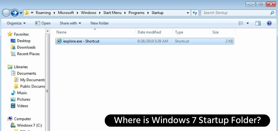 Where is Windows 7 Startup Folder? - keysdirect.us