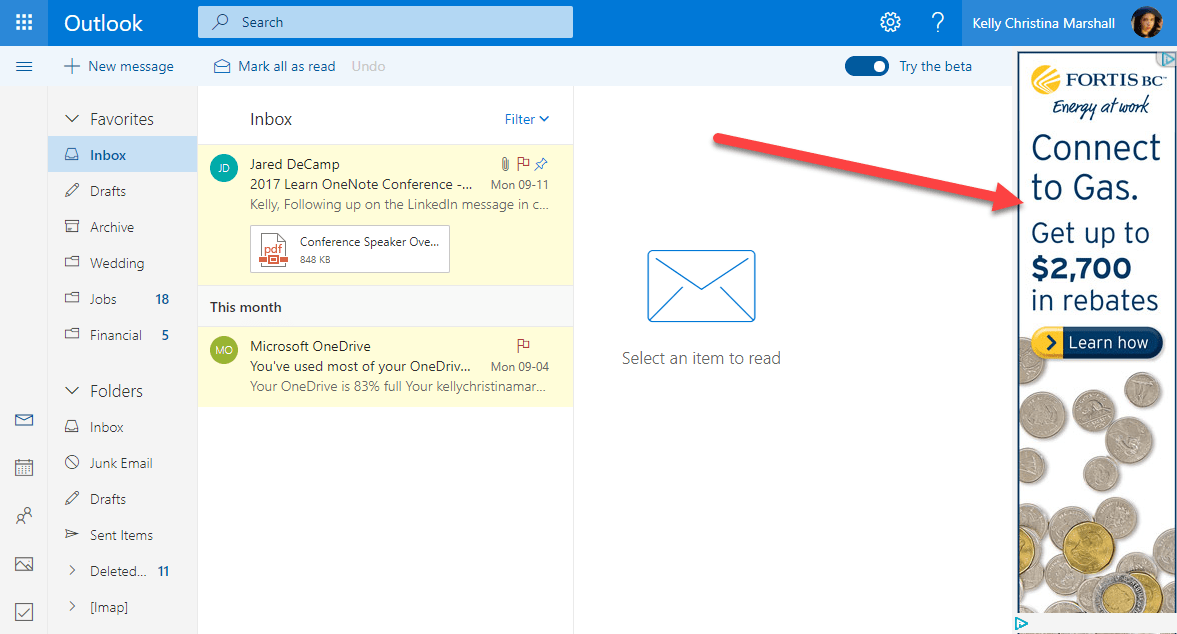 Why Am I Getting Ads in My Outlook Inbox? - keysdirect.us