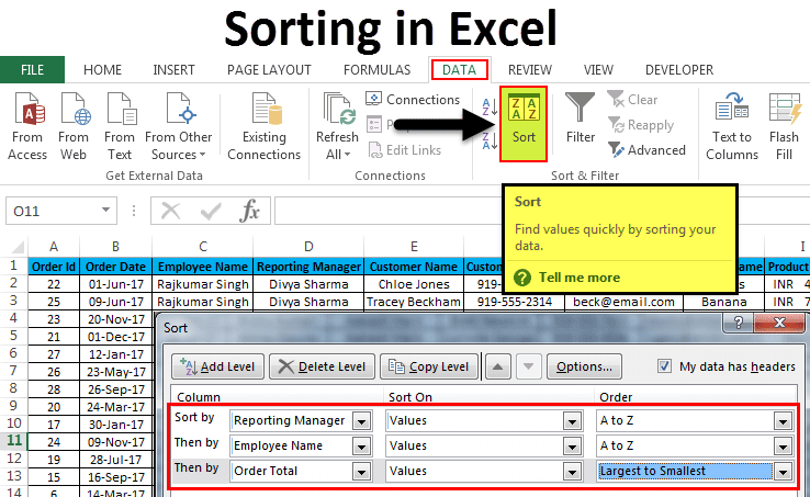 Why Cant I Sort in Excel? - keysdirect.us
