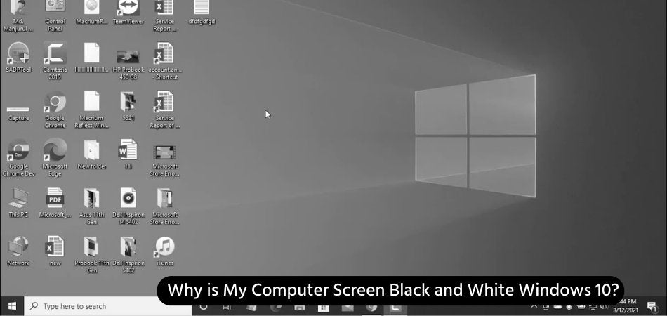 Why is My Computer Screen Black and White Windows 10? - keysdirect.us