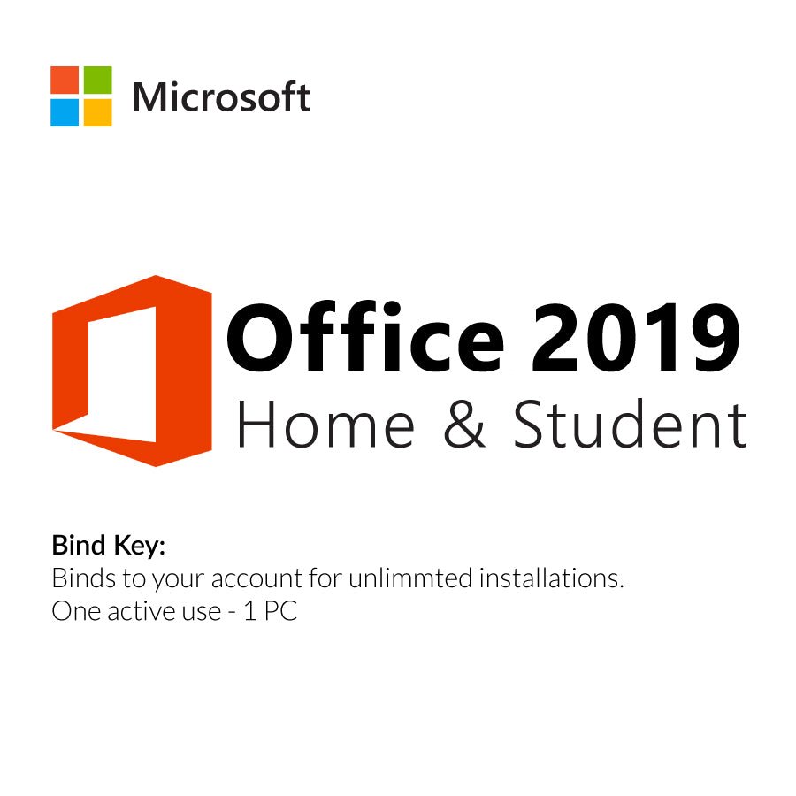 Microsoft Office Home & Student 2019 1 - PC ONLY - Digital License product key - keysdirect.us